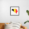 "Belgium flag map"