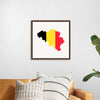 "Belgium flag map"