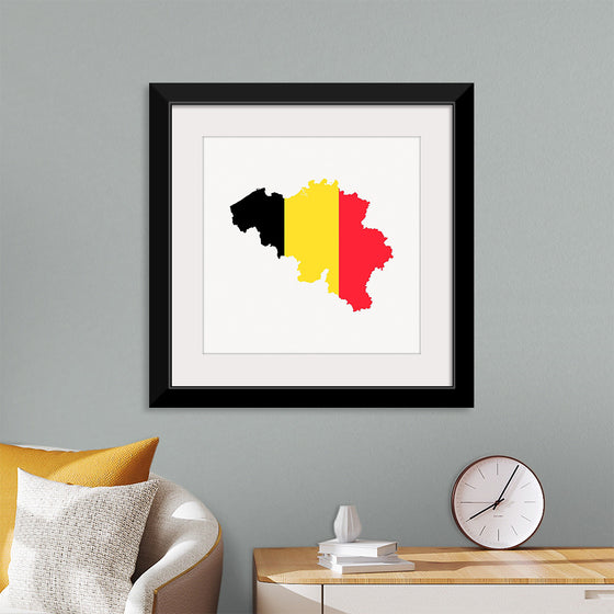 "Belgium flag map"