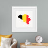 "Belgium flag map"