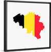 "Belgium flag map"