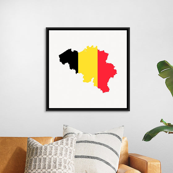 "Belgium flag map"