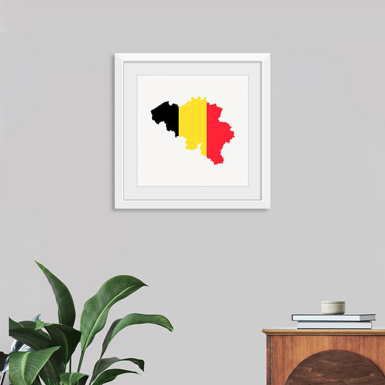 "Belgium flag map"