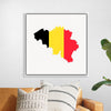 "Belgium flag map"