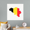 "Belgium flag map"