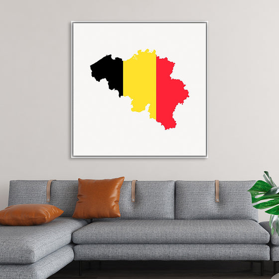 "Belgium flag map"