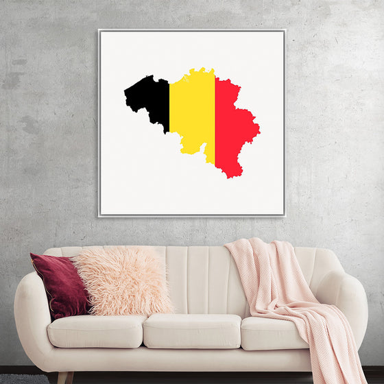 "Belgium flag map"