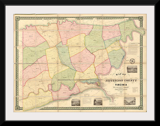 "Map of Jefferson County, Virginia"