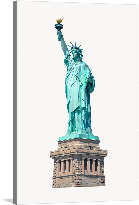 “Statue of Liberty” invites you into the grandeur and majesty of one of the world’s most iconic landmarks. Every intricate detail, from the delicate folds of her robe to the steadfast gaze that welcomes millions, is captured with exceptional clarity. The verdigris patina lends an air of timeless elegance, while the towering flame illuminates aspirations of freedom and hope. 