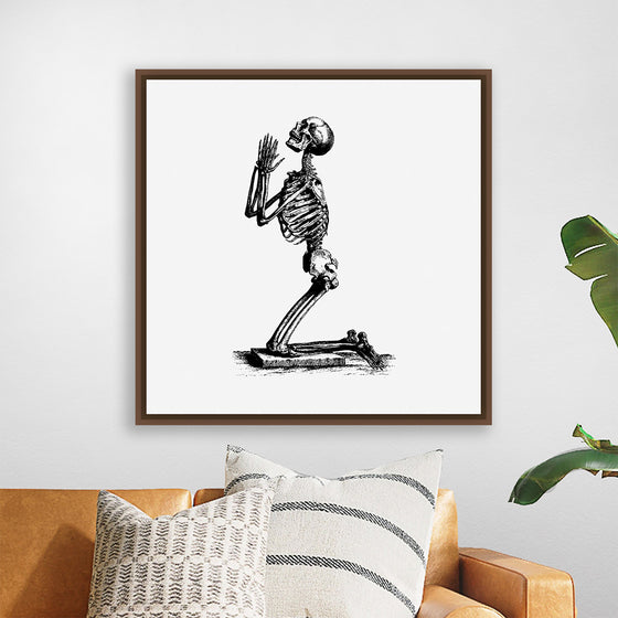 "Praying Skeleton"