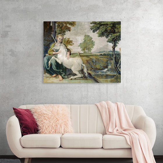 "The Maiden And The Unicorn (1602)", Domenichino