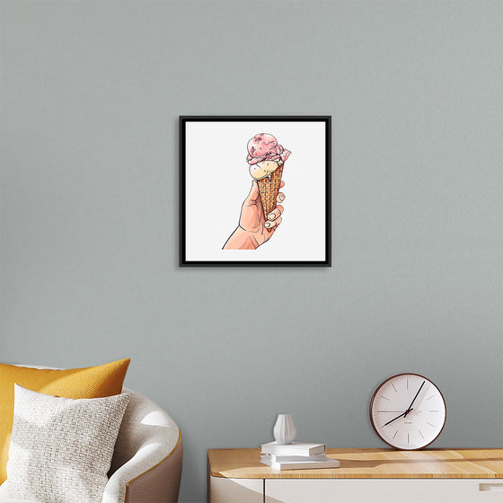 "Ice Cream Cone Illustration"