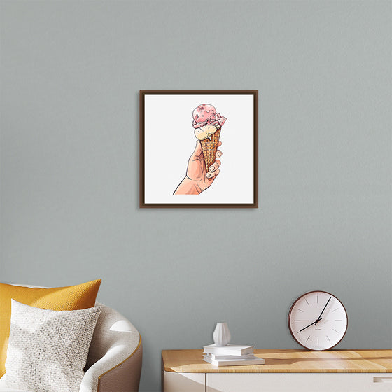 "Ice Cream Cone Illustration"