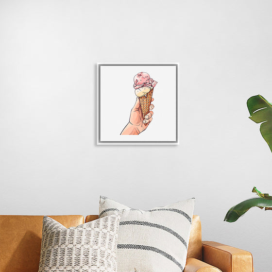 "Ice Cream Cone Illustration"