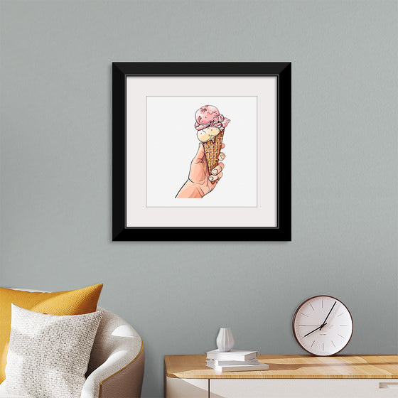 "Ice Cream Cone Illustration"