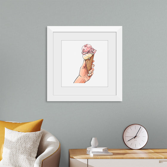 "Ice Cream Cone Illustration"