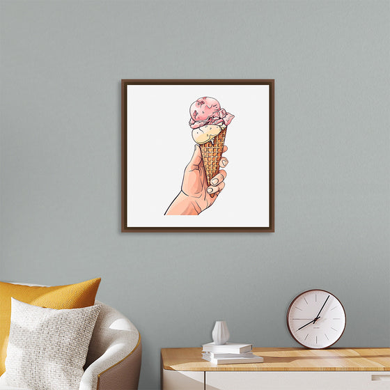 "Ice Cream Cone Illustration"