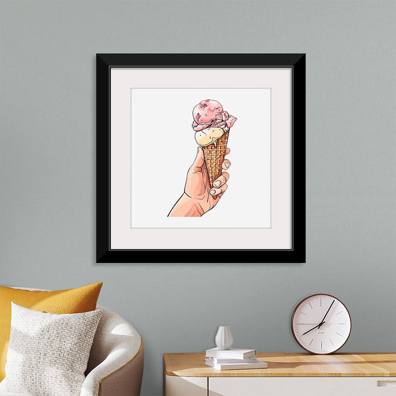 "Ice Cream Cone Illustration"