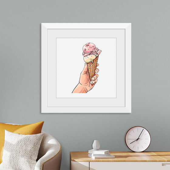 "Ice Cream Cone Illustration"