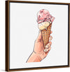 "Ice Cream Cone Illustration"