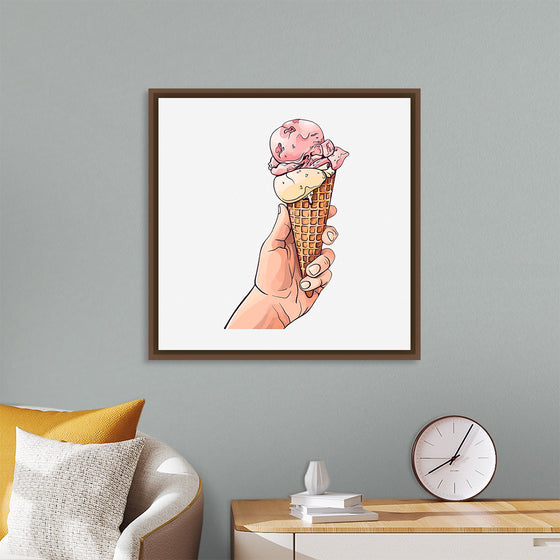 "Ice Cream Cone Illustration"