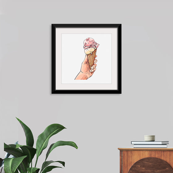 "Ice Cream Cone Illustration"