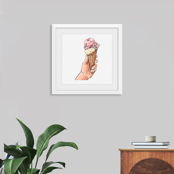 "Ice Cream Cone Illustration"