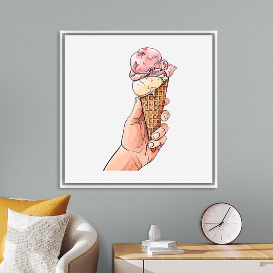 "Ice Cream Cone Illustration"