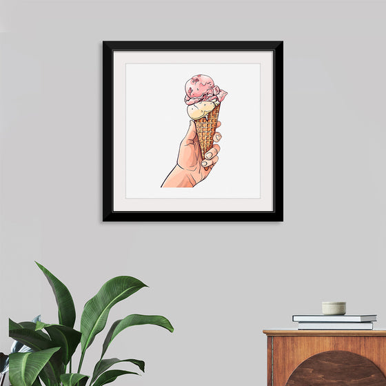 "Ice Cream Cone Illustration"