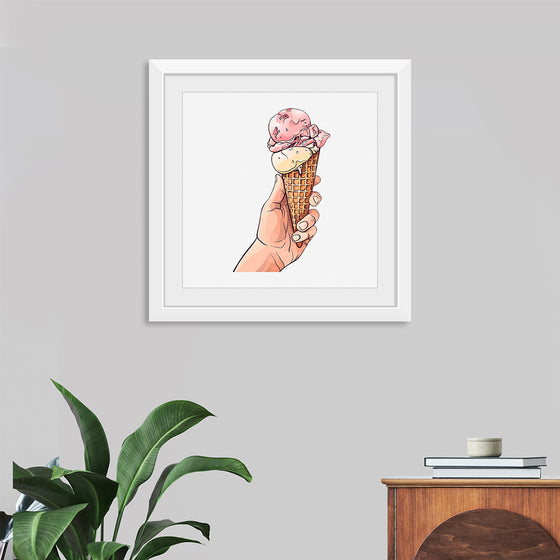 "Ice Cream Cone Illustration"