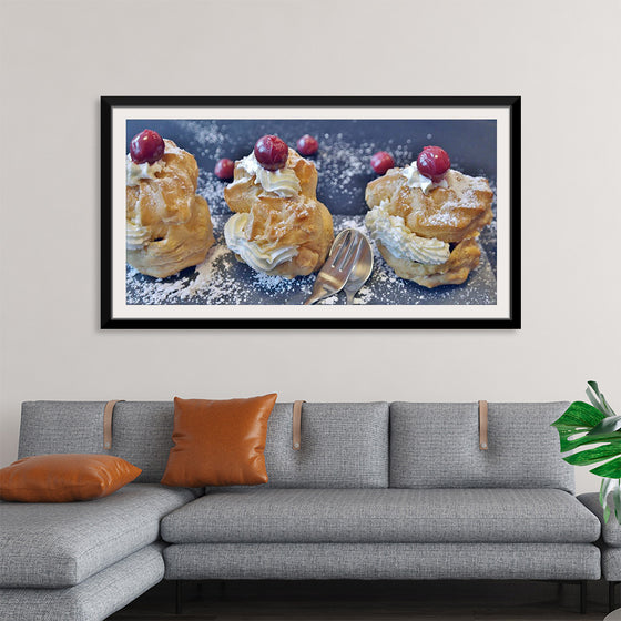 "Cream Puffs with Cherries on Top"