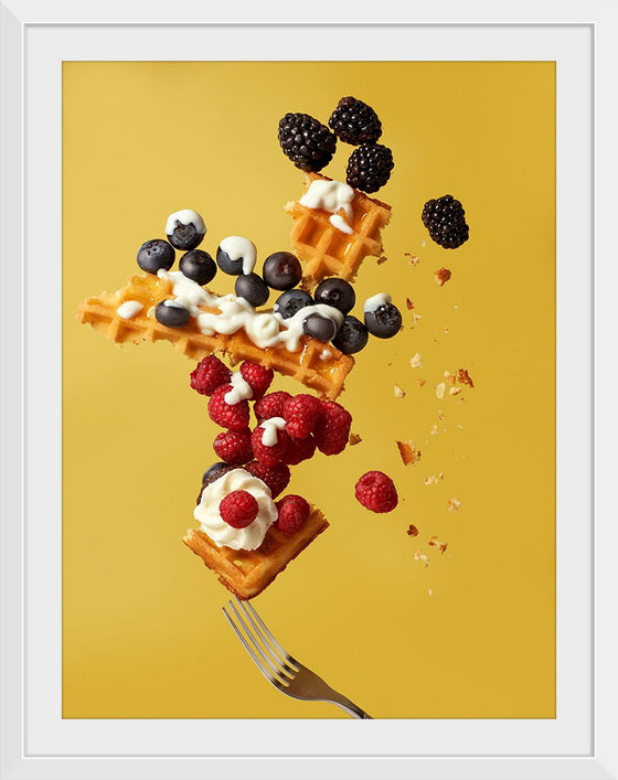 "Fruit, and Waffle Toss Up"