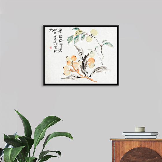 "Loquat Tree of Japan", Tsubaki Chinzan