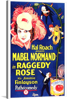  “Raggedy Rose (1926)” is a captivating print that captures the essence of the Golden Age of Hollywood. The artwork’s intricate details and vibrant colors are a testament to an era where art and cinema were synonymous. 