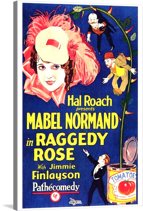 “Raggedy Rose (1926)” is a captivating print that captures the essence of the Golden Age of Hollywood. The artwork’s intricate details and vibrant colors are a testament to an era where art and cinema were synonymous. 