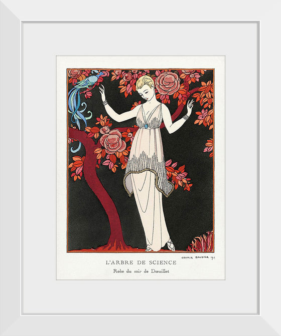 "L'Arbre de science: Robe du soir de Doeuillet",  George Barbier