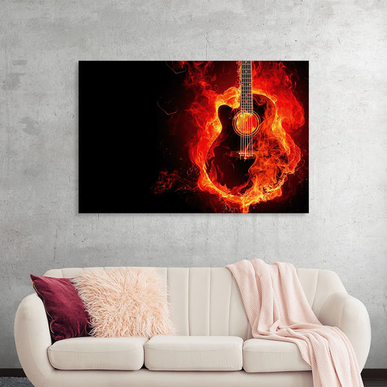 "Guitar in Flames"