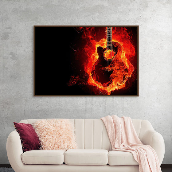 "Guitar in Flames"