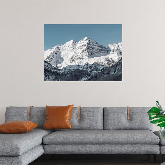 "The Maroon Bells, Just Outside Aspen in Colorado's Rocky Mountains USA", Carol M. Highsmith