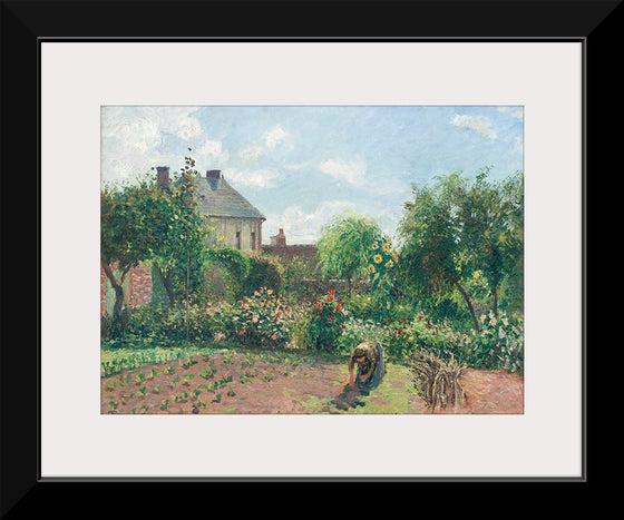 "The Artist's Garden at Eragny (1898)", Camille Pissarro