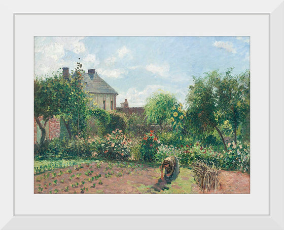 "The Artist's Garden at Eragny (1898)", Camille Pissarro