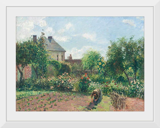 "The Artist's Garden at Eragny (1898)", Camille Pissarro