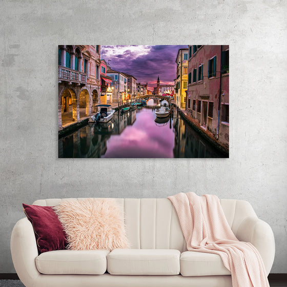 "Evening in Venice, Italy"