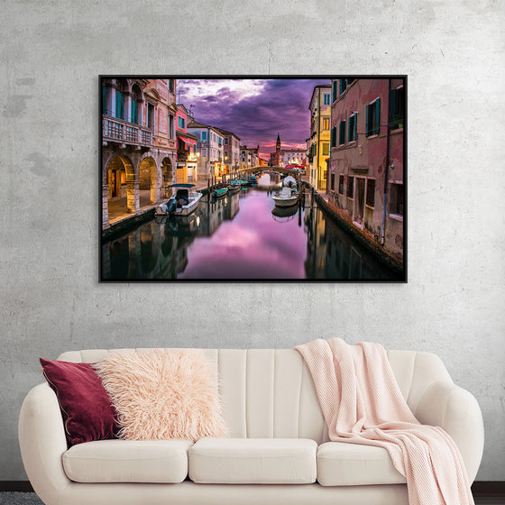 "Evening in Venice, Italy"