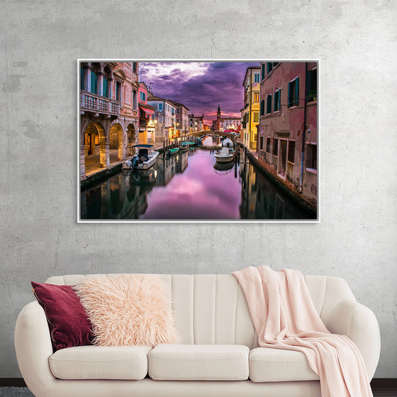 "Evening in Venice, Italy"