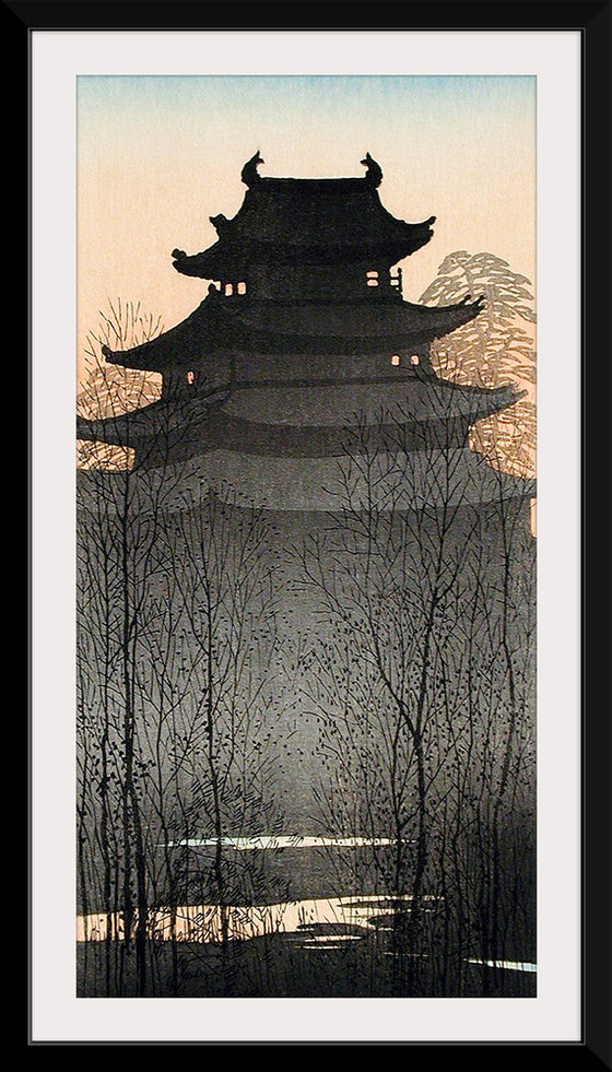 "Nagoya Castle (ca.1932)", Hiroaki Takahashi