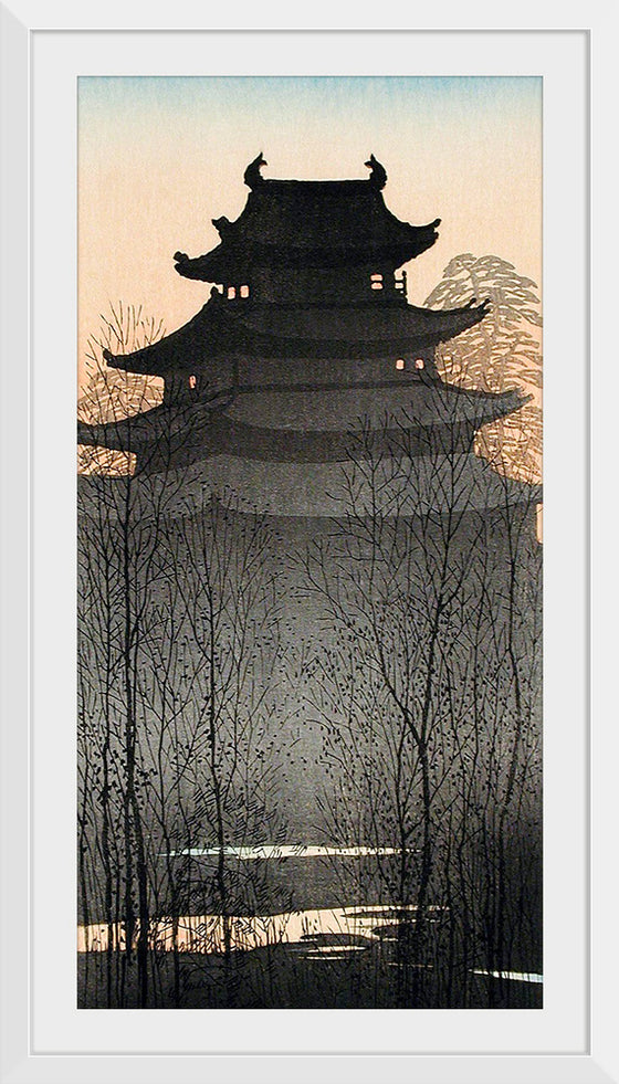 "Nagoya Castle (ca.1932)", Hiroaki Takahashi