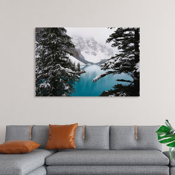 "An Evergreen Setting Around The Blue Water of Lake Louise in Alberta", Andrea Chidu