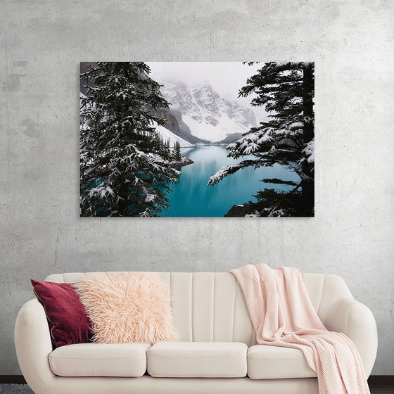 "An Evergreen Setting Around The Blue Water of Lake Louise in Alberta", Andrea Chidu