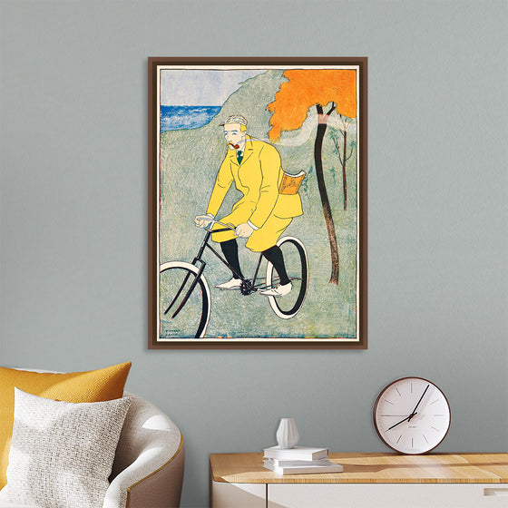 "Man Riding Bicycle (1894)", Edward Penfield